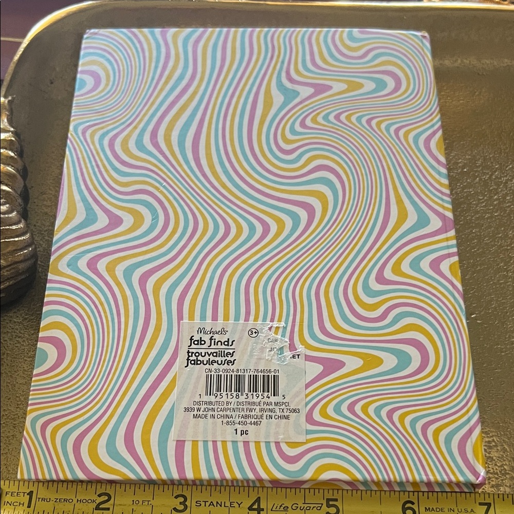 #1192: Colorful Cat Embroidered Art Journal Book - Picture 5 of 5